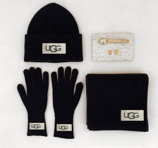 Uggs Hiver Pack 3 en 1 - Noir